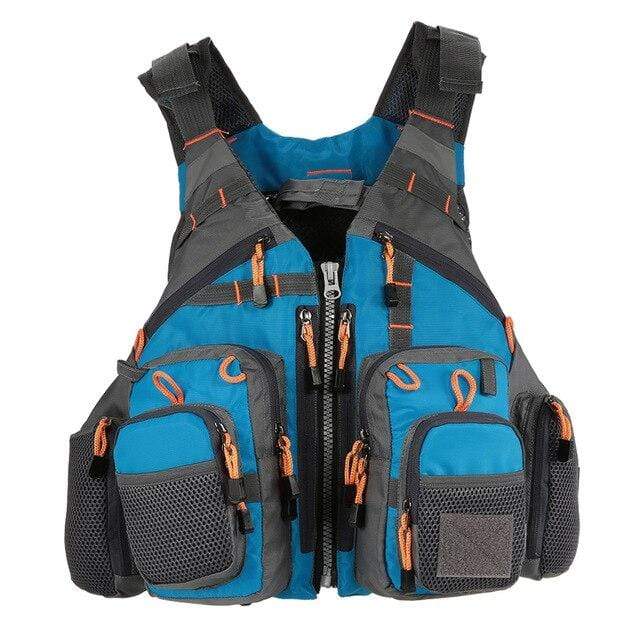 Survival Gears Depot Fishing Vests Blue with no foam Outdoor Sport Fishing Life Vest