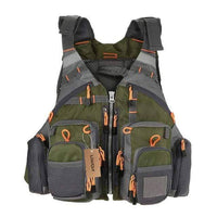 Thumbnail for Survival Gears Depot Fishing Vests Green with no foam Outdoor Sport Fishing Life Vest