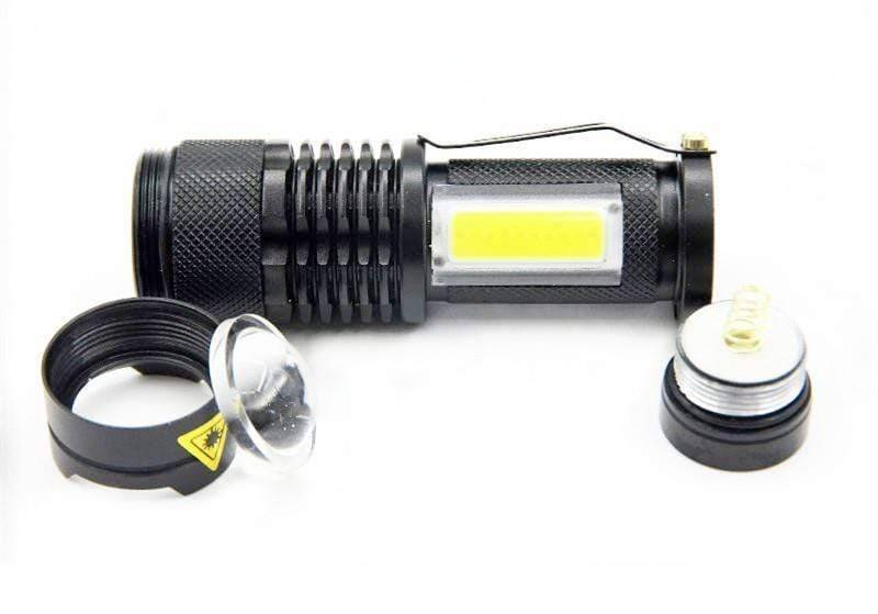3800LM XML-Q5 COB LED portable flashlight with high intensity brightness0