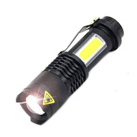 Thumbnail for 3800LM XML-Q5 COB LED portable flashlight with high intensity brightness9