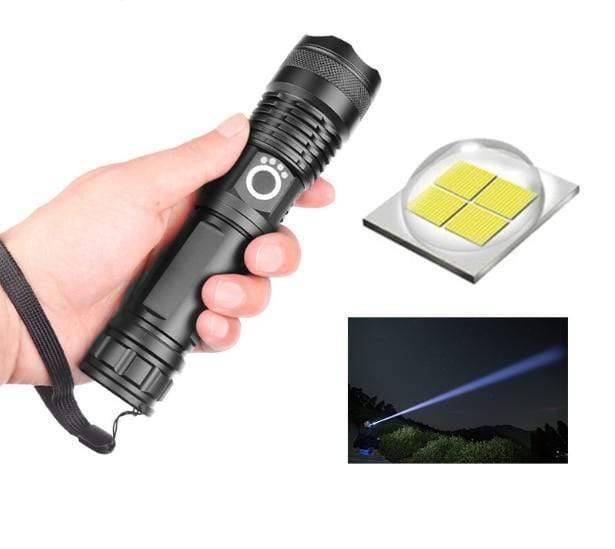 Survival Gears Depot Flashlight Package A 7000 Lumens Powerful USB Flashlight For Camping and Outdoor Activities