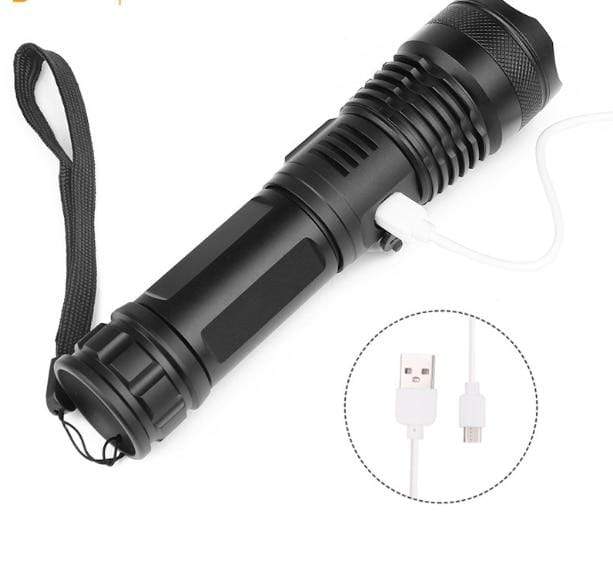 Survival Gears Depot Flashlight Package A 7000 Lumens Powerful USB Flashlight For Camping and Outdoor Activities