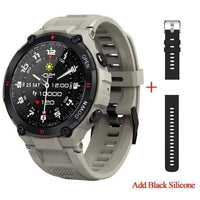 Thumbnail for Wiio Gray Add black silicone Smart Watch Fitness Tracker