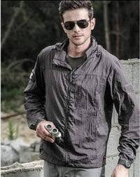Thumbnail for Wiio Gray / S Summer Waterproof Quick Dry Tactical Skin Jacket