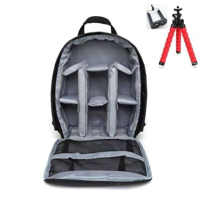 Wiio Gray With tripod Waterproof Outdoor Photography Backpack