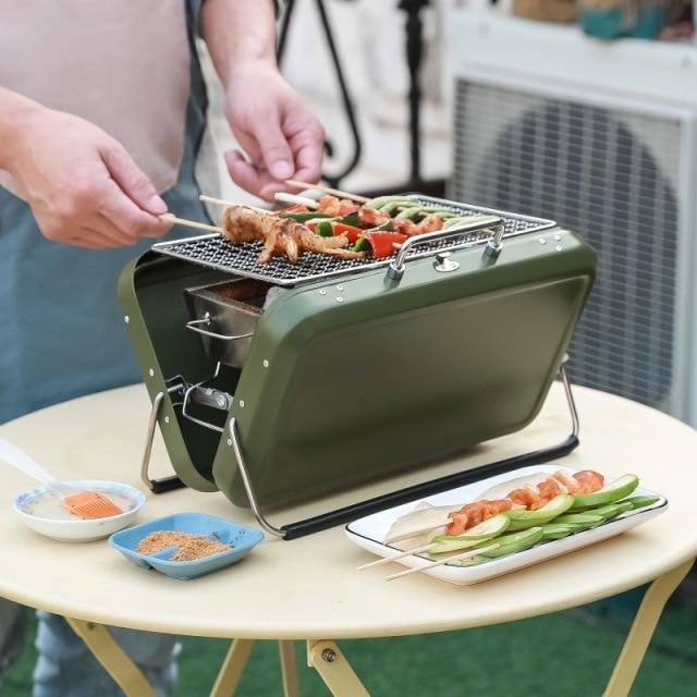 Wiio Green Grill Portable Folding Barbecue Grill