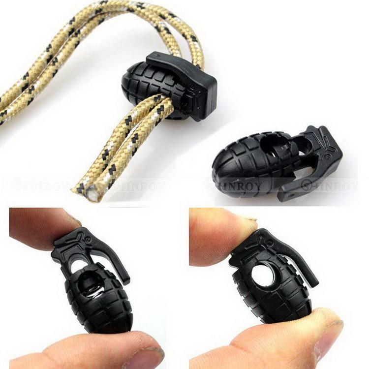 Survival Gears Depot Grenade Buckle Stopper For Shoe Laces/ Paracord Lock