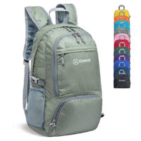 Thumbnail for Survival Gears Depot Grey Backpack / 19 inches Lightweight Packable Backpack