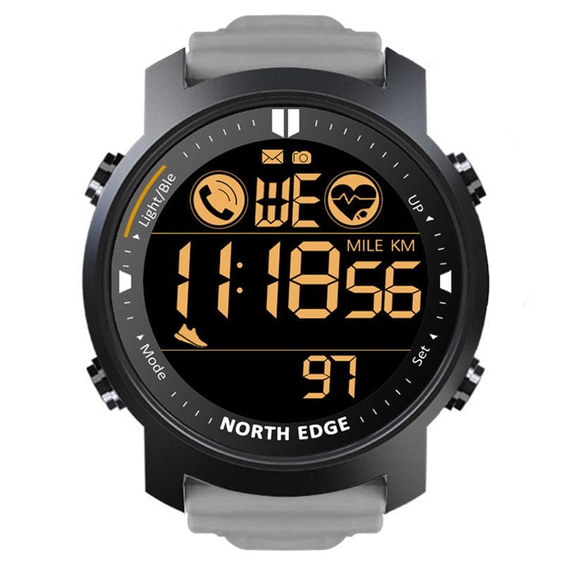Survival Gears Depot Grey Military Android IOS Digital Watch