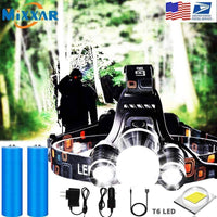 Thumbnail for Survival Gears Depot Headlamps T6 Powerful Rechargeable 3 T6 R5 LED Headlight For Hiking/Fishing/Outdoor Acitvities