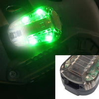 Thumbnail for Survival Gears Depot Helmets Green light BK Survival Helmets Strobe Light