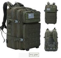 Thumbnail for Survival Gears Depot Hiking Bags Army Green 45L Military Molle Backpack Tactical Waterproof Rucksack