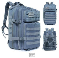 Thumbnail for Survival Gears Depot Hiking Bags Gray 45L Military Molle Backpack Tactical Waterproof Rucksack