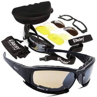 Thumbnail for 4 Lens Tactical Polarized Glasses for outdoor activities0