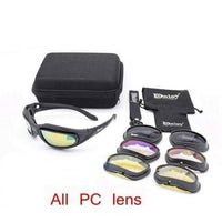 Thumbnail for 4 Lens Tactical Polarized Glasses for outdoor activities5