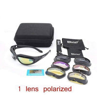 Thumbnail for 4 Lens Tactical Polarized Glasses for outdoor activities3