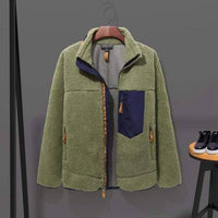 Thumbnail for Survival Gears Depot Hiking Jackets Army Green / XS Polar Fleece Camping jacket
