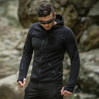 Thumbnail for leitech outdoor factory Store Hiking Jackets Black / S Tactical Training Fleece Jacket