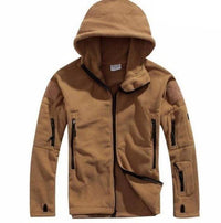 Thumbnail for Survival Gears Depot Hiking Jackets Khaki / S Winter Thermal Fleece Tactical Jacket