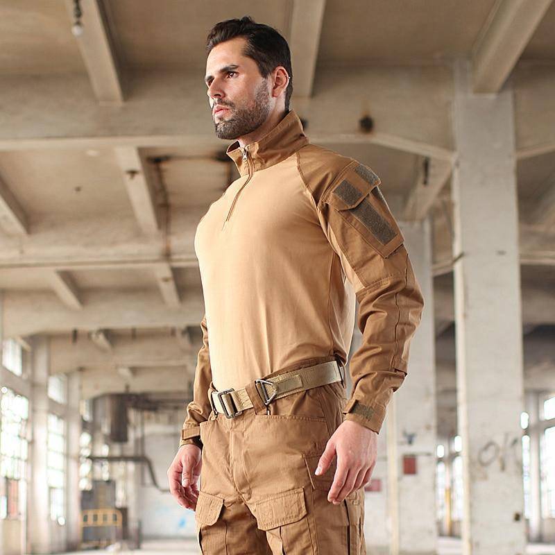 Survival Gears Depot Hiking Shirts Rapid Assault 1/4 Zip Combat Tactical Shirt