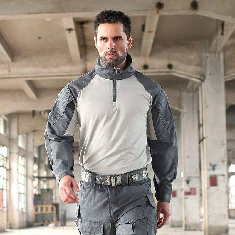 Survival Gears Depot Hiking Shirts Rapid Assault 1/4 Zip Combat Tactical Shirt