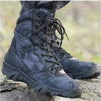 Thumbnail for Survival Gears Depot Hiking Shoes Black Camo / 5 Winter Tracking Boots