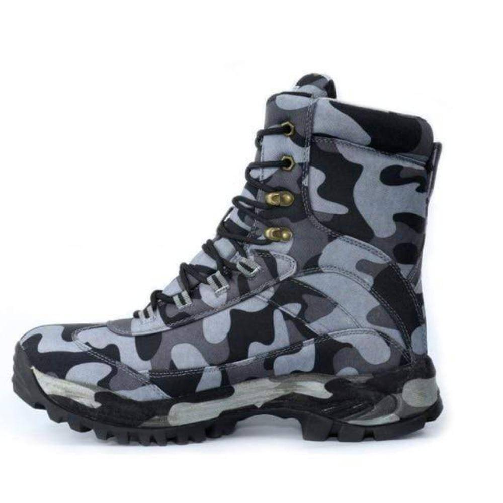 Camouflage hunting tactical boots among various outdoor, survival, hiking, camping, cycling, mountaineering, and hunting gears7