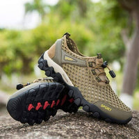 Thumbnail for Survival Gears Depot Hiking Shoes Khaki / 39 Aqua Trekking Shoe