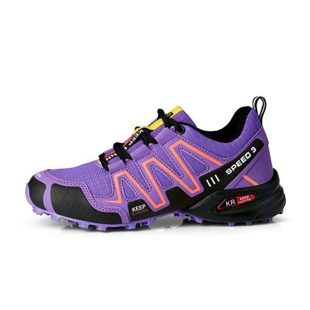 Survival Gears Depot Hiking Shoes purple 908 / 5 Lightweight Non-Slip Hiking Shoes