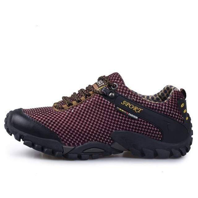 Survival Gears Depot Hiking Shoes Red Wine / 38 Cow Leather Climbing Shoes