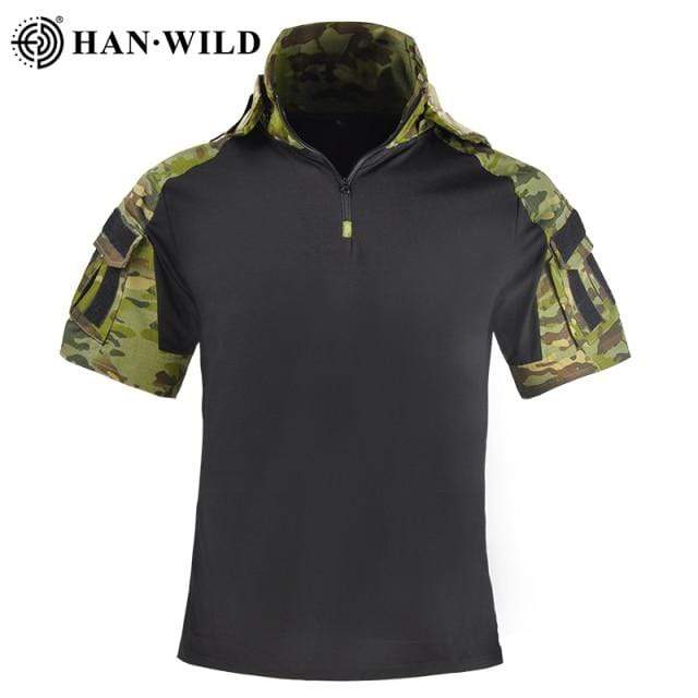 Wiio Hiking T-Shirt Short Sleeves Camouflage