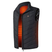 Thumbnail for Survival Gears Depot Hiking Vests Black / S Survival Heating Warm Vest