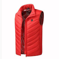 Thumbnail for Survival Gears Depot Hiking Vests Red / S Survival Heating Warm Vest