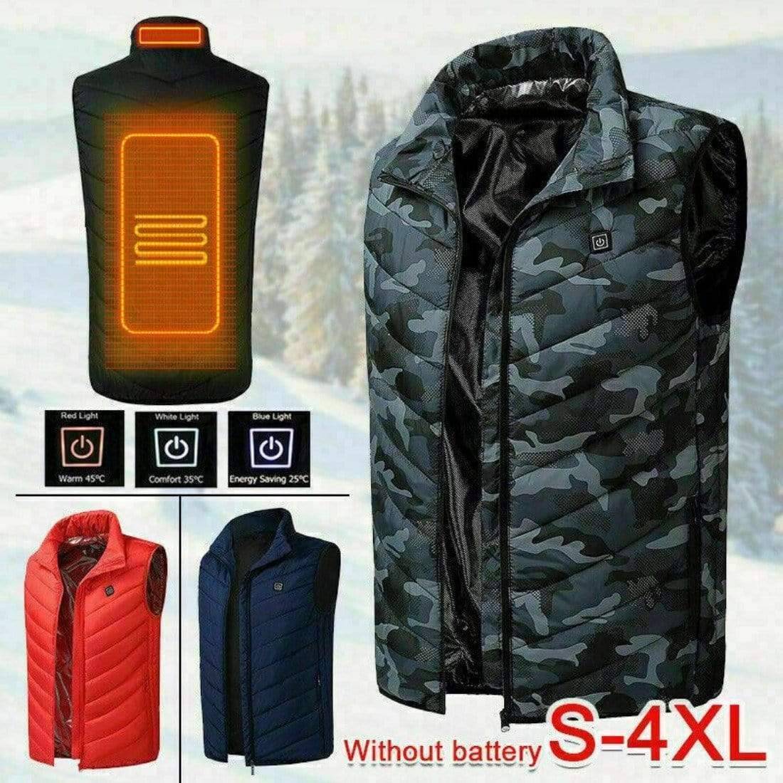 Survival Gears Depot Hiking Vests Survival Heating Warm Vest