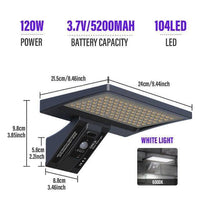 Thumbnail for Moesdal Official Store Home 120W-White light / China Powerful Waterproof Led Outdoor Solar Street Lamp