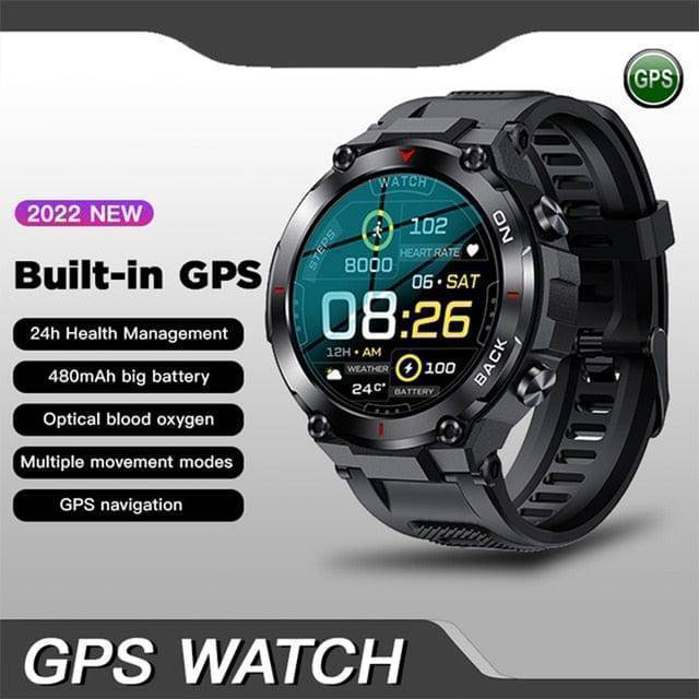 LIGE SmartWatch Official Store Home Black New 10 -1 GPS Outdoor Smart Watch