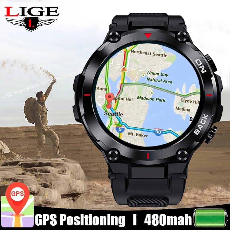 LIGE SmartWatch Official Store Home New 10 -1 GPS Outdoor Smart Watch