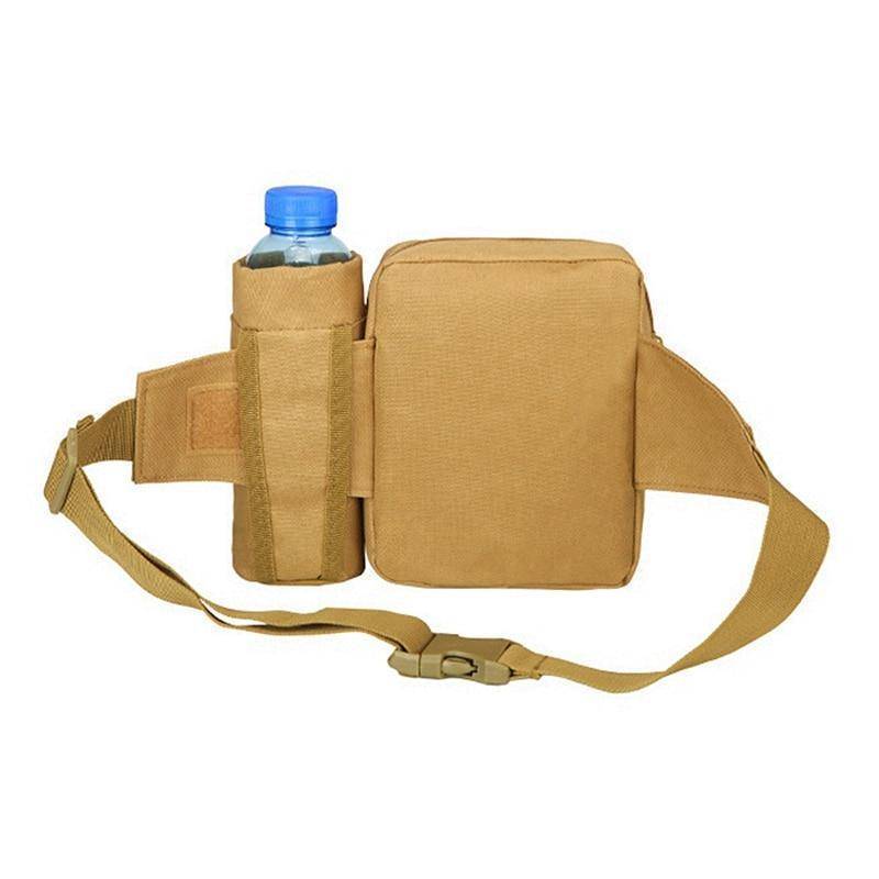 Bend-able Water Bottle Holder in Camo Fabric, Great for Hunting, Fishing, Backpacking