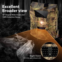 Thumbnail for Survival Gears Depot Hunting Cameras HT001B 12MP 1080P Trail Hunting Wild Surveillance Camera