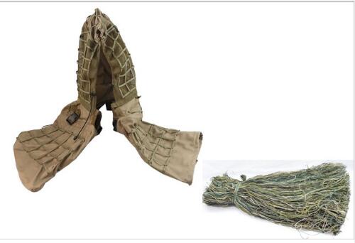 leitech outdoor factory Store Hunting Ghillie Suits Khaki Jungle Camouflage Ghillie Suit