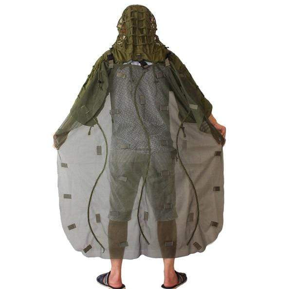 Survival Gears Depot Hunting Ghillie Suits OD Hood OD Cape / One Size Military Sniper Ghillie Viper Hood Ghillie Suit Foundation
