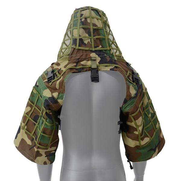 Survival Gears Depot Hunting Ghillie Suits Woodland / One Size Military Sniper Ghillie Viper Hood Ghillie Suit Foundation