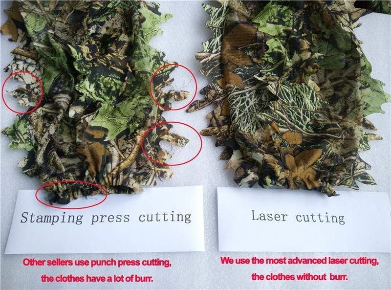 Survival Gears Depot Hunting Suits Laser Cut 3D Leafty Ghillie /Camo Hunting Suit