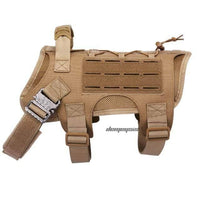 Thumbnail for Survival Gears Depot Hunting Vests tan / 15-30KG Military Service Dog Vest