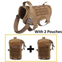 Thumbnail for Survival Gears Depot Hunting Vests tan set2 / 15-30KG Military Service Dog Vest