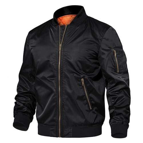 TACVASEN Official Store Jackets Black / M Army Pilot Bomber Jacket