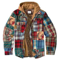 Thumbnail for Survival Gears Depot Jackets Color 4 / S Vintage Casual Loose Patchwork Windbreaker