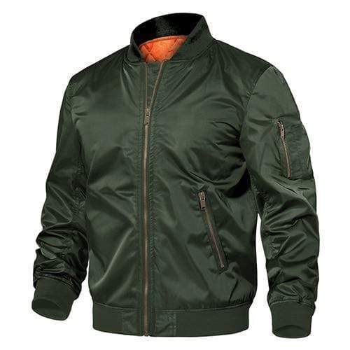 TACVASEN Official Store Jackets Green / M Army Pilot Bomber Jacket