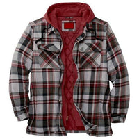 Thumbnail for Survival Gears Depot Jackets Red / S Vintage Plaid Warm Parkas