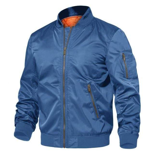 TACVASEN Official Store Jackets Royal Blue / M Army Pilot Bomber Jacket